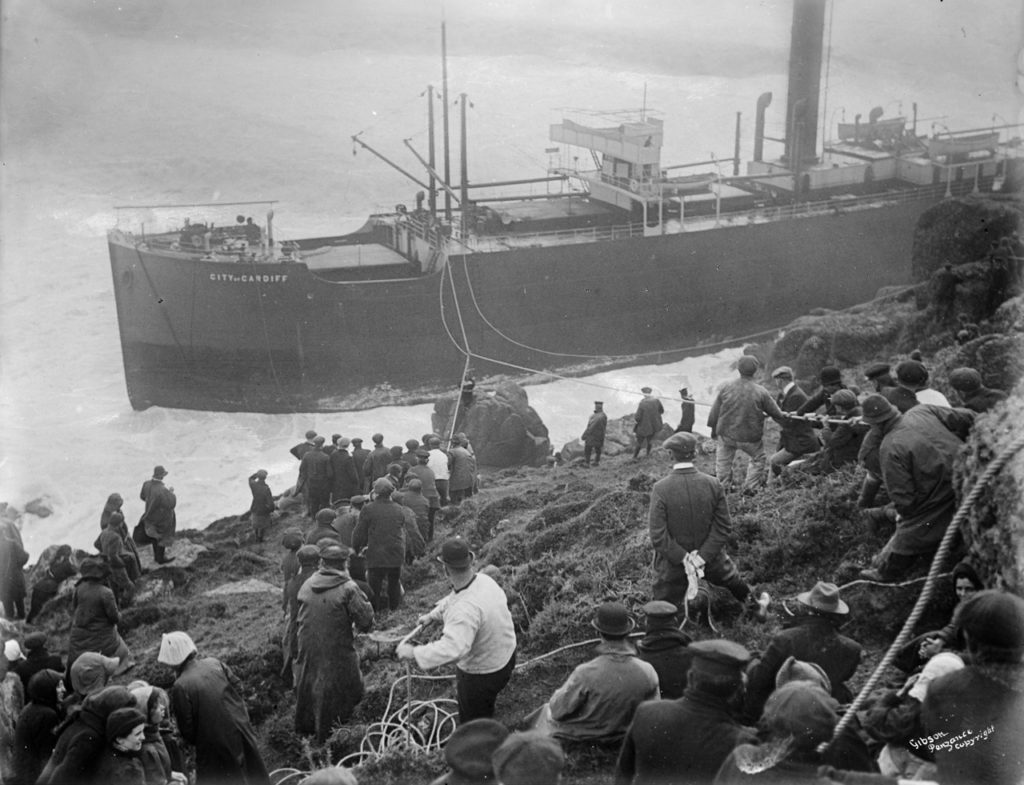 city of cardiff ship rescue brigade gibsons of scilly cornwall