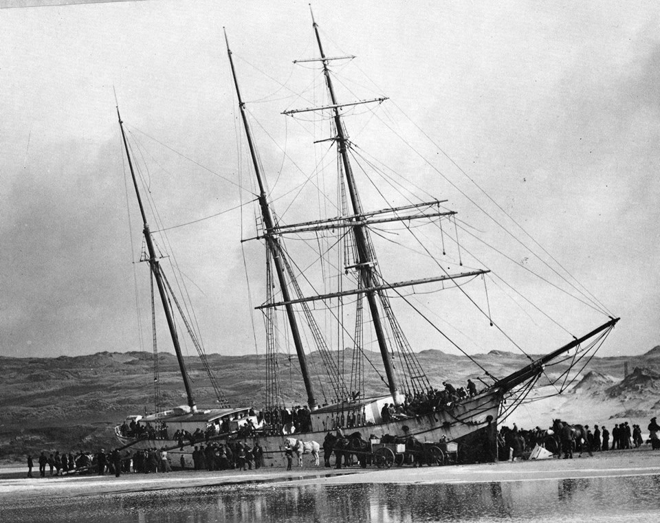 Voorspoed Dutch cargo ship gibsons of scilly cornwall