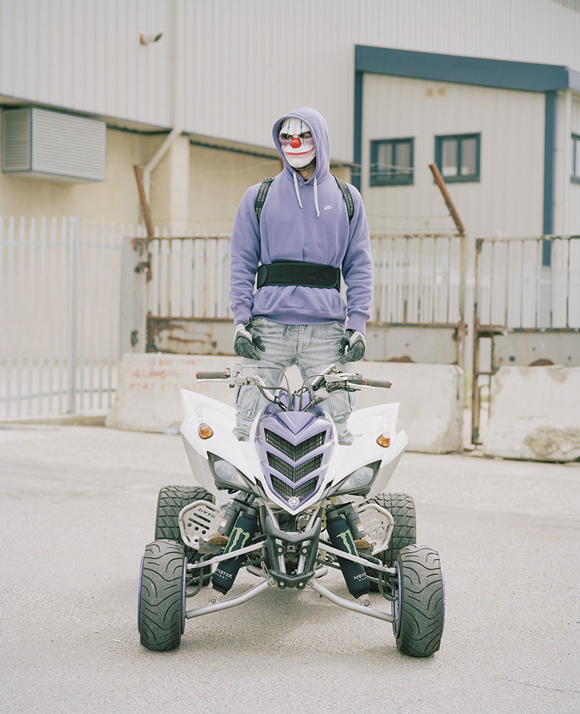 masked urban dirt biker quad bike spencer murphy croydon