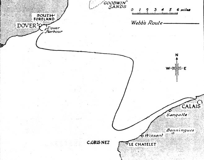 Captain Webb's Route